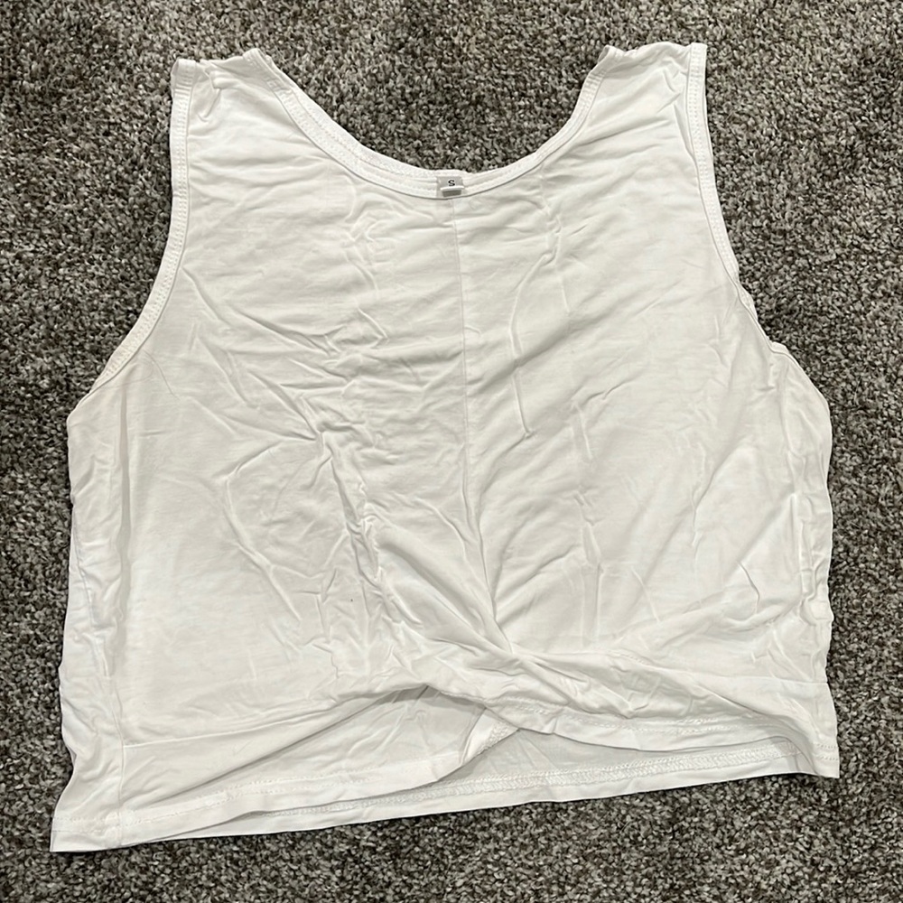 Amazon crop twist yoga tank